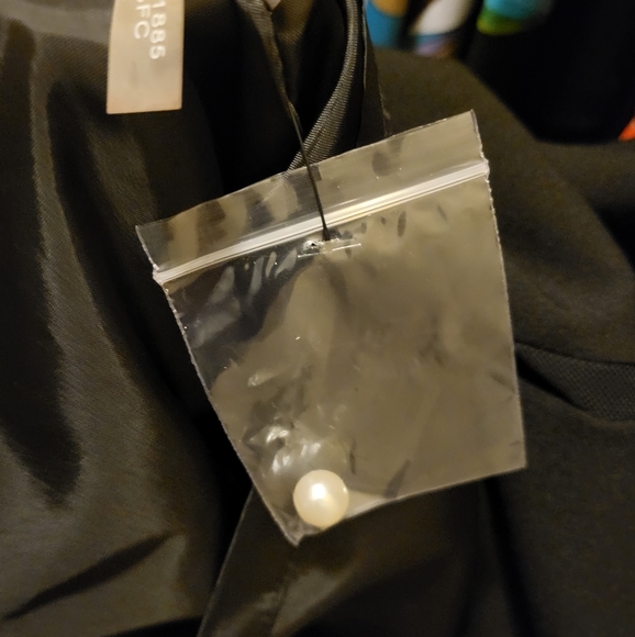 🆕 Calvin Klein Pearl Detail A-Line Dress - Picture 10 of 10